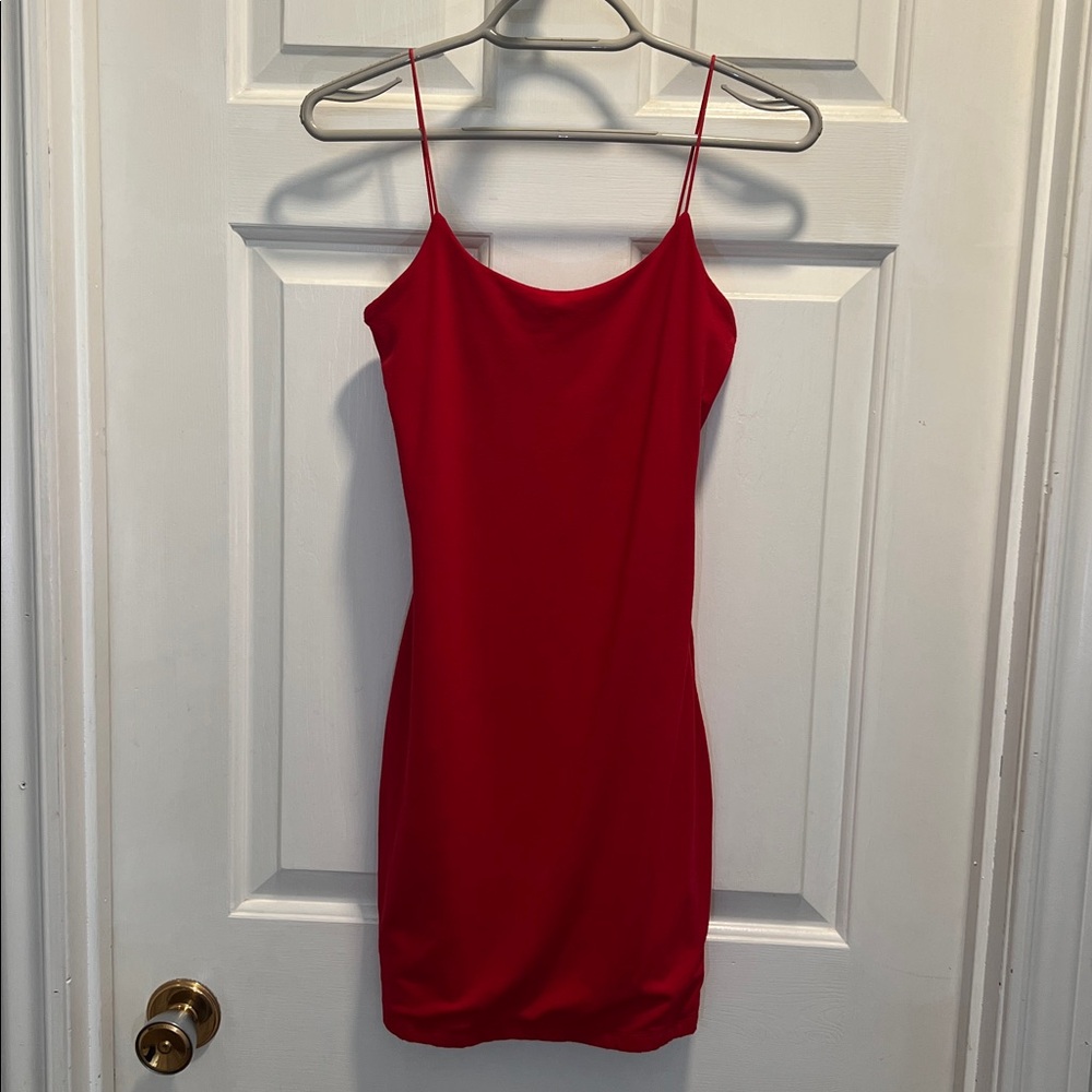 Red Wilfred Spaghetti Strap Dress